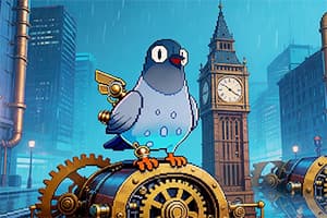 Crazy Pigeon Two-Player Full Version artwork